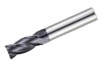 Solid carbide end mill with 5 flute